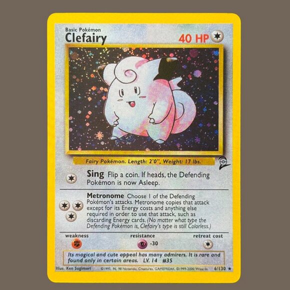 Clefairy Base Set 2 "Reprinted" - Picture 2 of 3